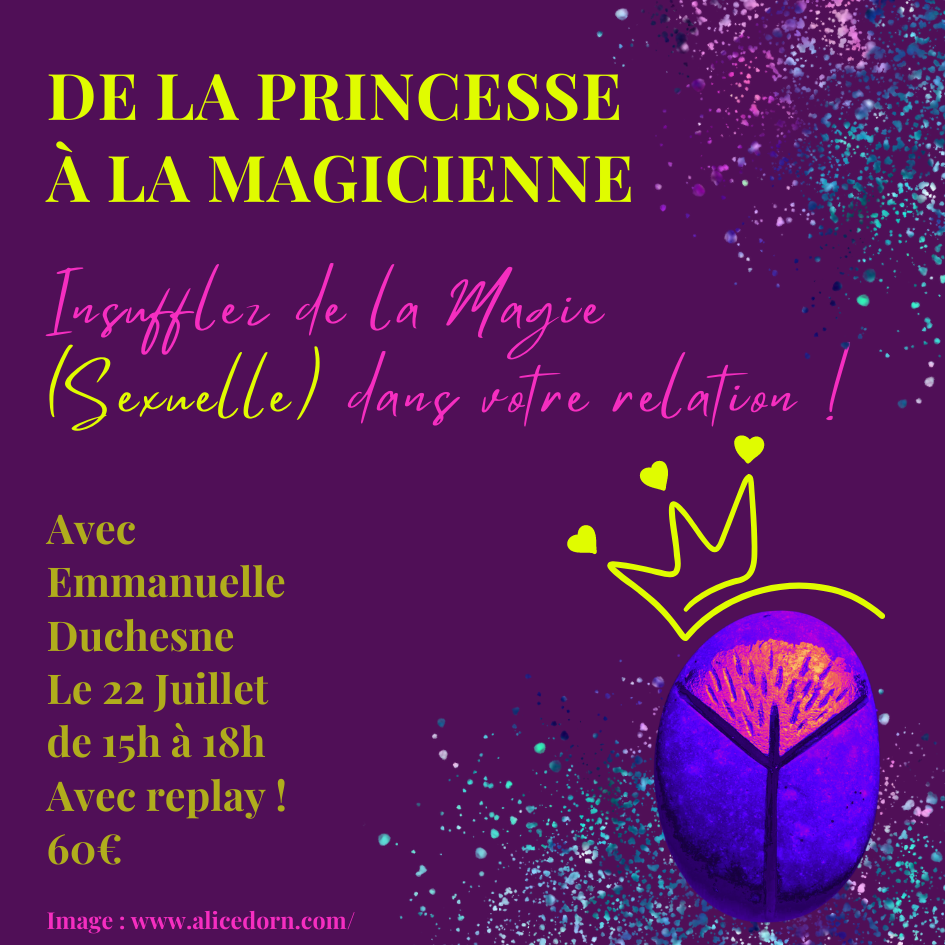 De la Princesse à la Magicienne atelier en ligne